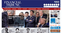 Desktop Screenshot of financialtribune.com